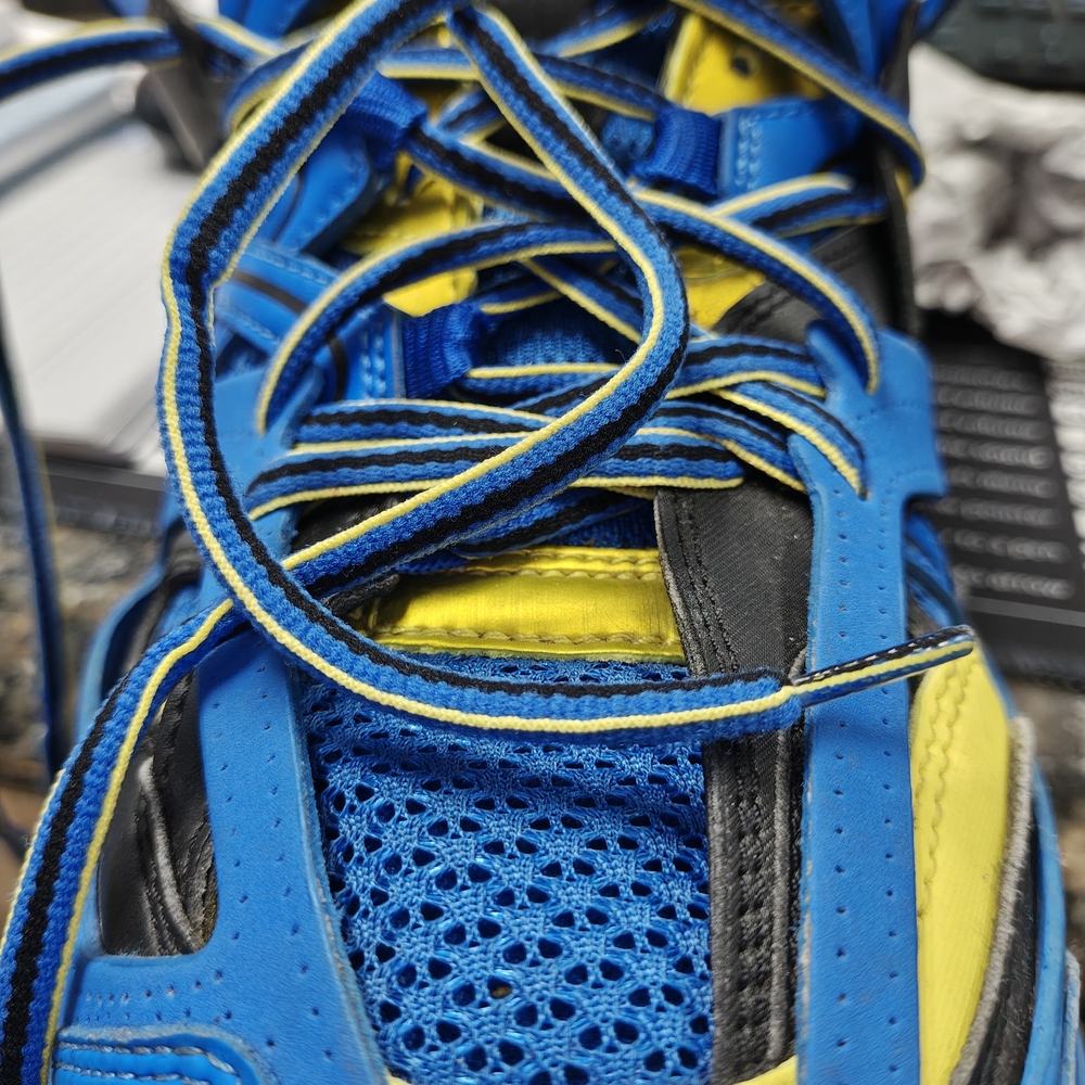 Balenciaga Blue and Yellow Sneakers - Picture 7 of 16